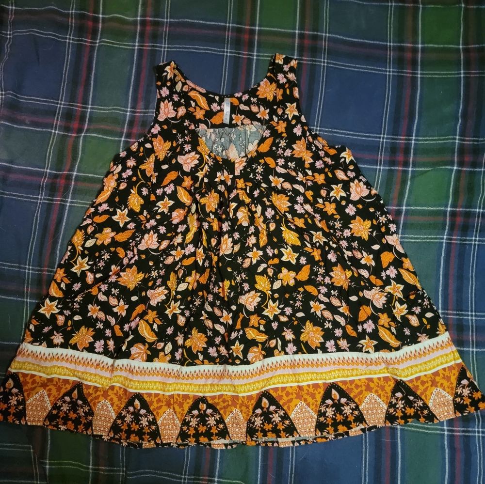 BLUE SKY Summer Floral Top